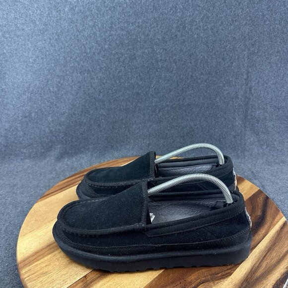 UGG Australia Mens Dex Loafers Slip On Shoe Black Suede 1103901 Size 9 US - Picture 5 of 9